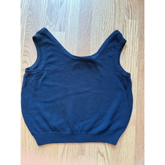 St. John Collection by Marie Gray Sleeveless Sweater Tank Women’s Size Medium - Picture 3 of 6